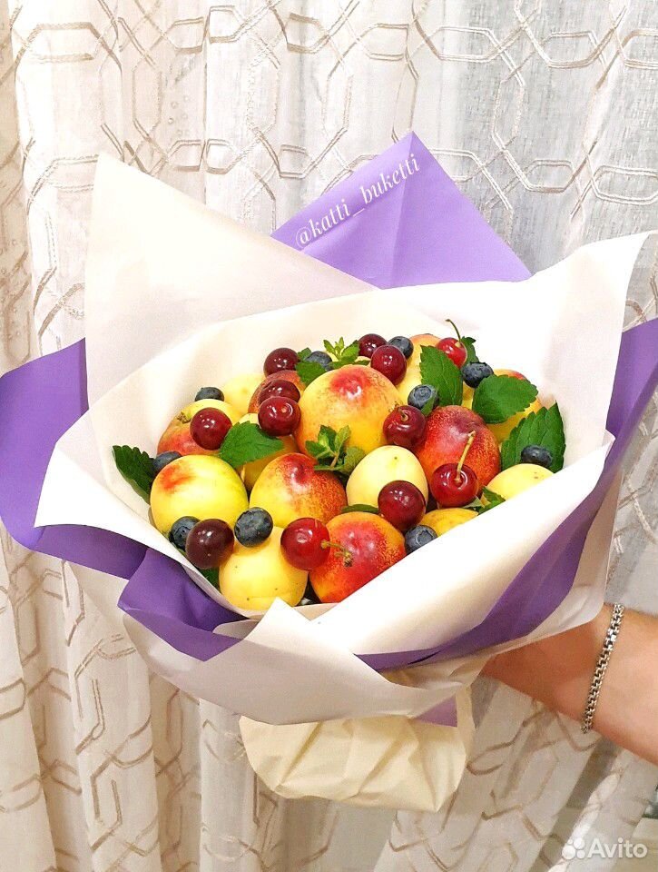 Букет из ягод и фруктов купить на Зозу.ру - фотография № 5