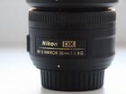 Nikon 35mm f/1.8G AF-S для Nikon объявление продам