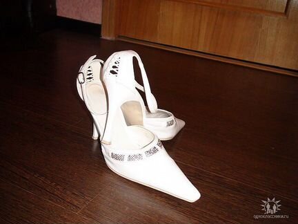 Туфли белые, туфли свадебные