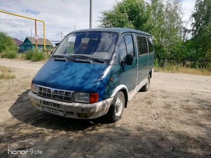 ГАЗ Соболь 2217 2.4 МТ, 2001, микроавтобус