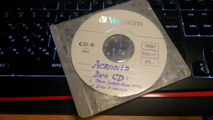 Acronis установочный CD