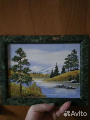 Картина на камне