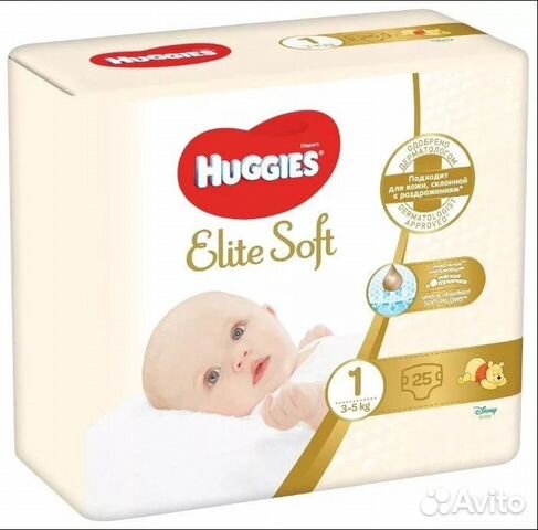 Подгузники Huggies Elite soft