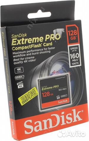 SanDisk Extreme Pro 128 CF