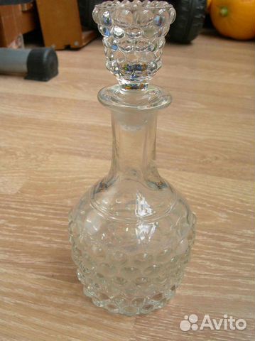 Графин штоф для водки СССР редкость с пробкой