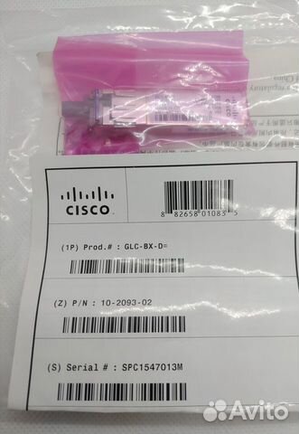 Трансивер SFP Cisco GLC-BX-D новые