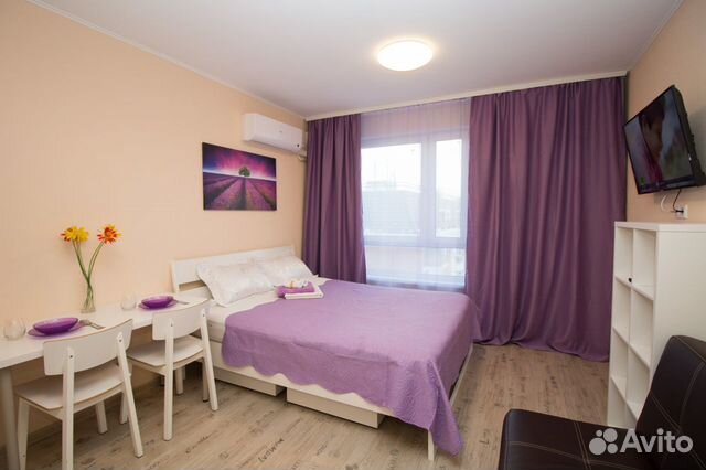 

Квартира-студия, 25 м², 2 кровати