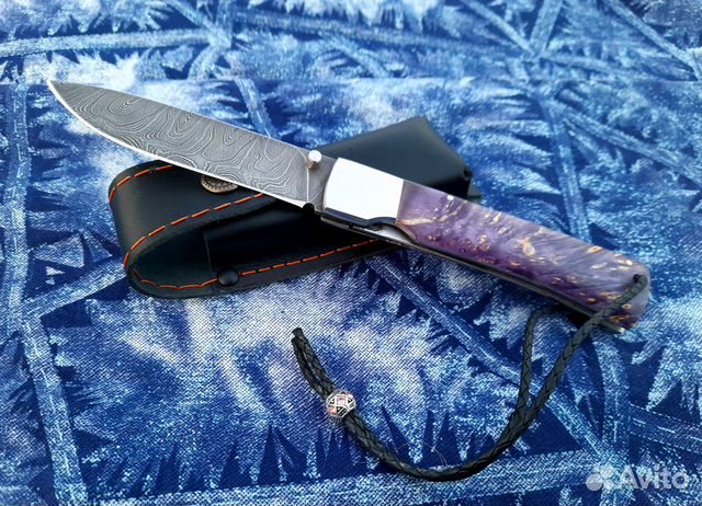 Нож складной ручной работы