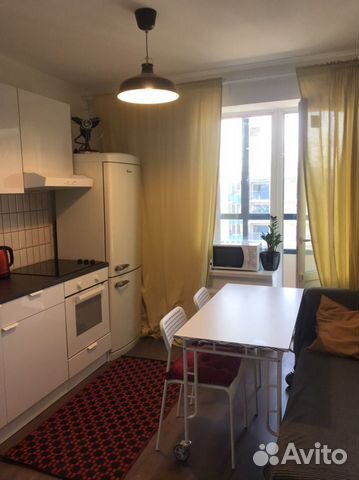 

1-к. квартира, 34 м², 2 кровати
