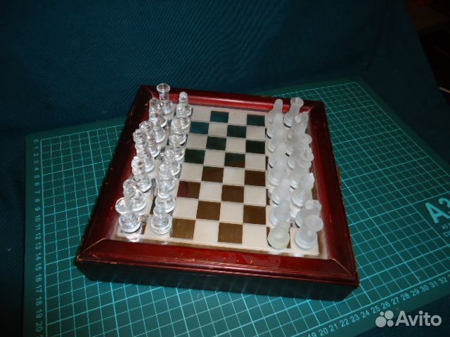Шахматы сувенирные стекло сувенир