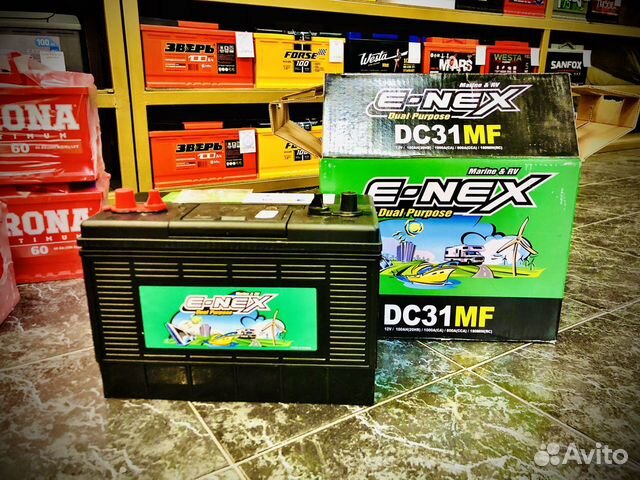 Аккумулятор enex Marine 100Ah 180min(глубого разря