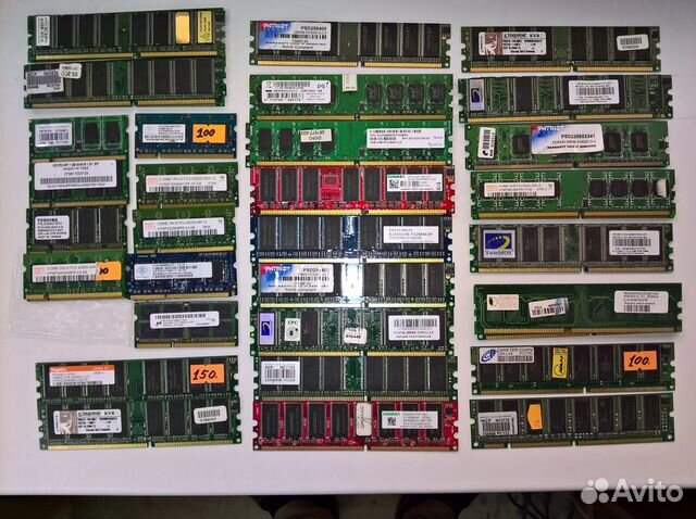 Память DDR, DDR-2, DDR-3, DDR-4, SD-RAM, SO-DIM