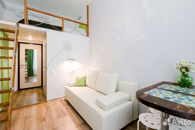 

Квартира-студия, 19 м², 2 кровати