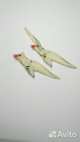 Значок,брошь - Чайка,пластик СССР