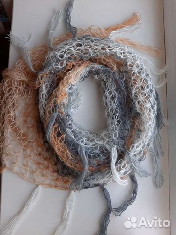 Шаль, косынка, платок ручная работа