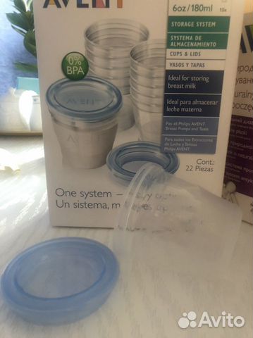 Контейнеры Авент для хранения молока, для с