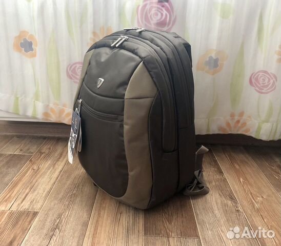 Рюкзак текстильный (Арт.634) коричневый