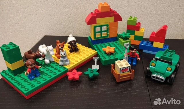 Lego duplo, 5931+5646+5645+три пластины