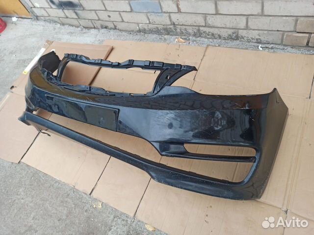 Бампер передний Киа Рио3 рестайлинг 2015