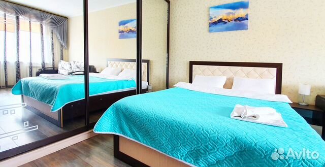 

1-к. квартира, 38 м², 2 кровати