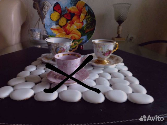 Кофейная пара фарфор, старая Чехия, лфз