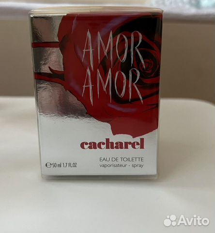 Коробка от духов cacharel amor amor