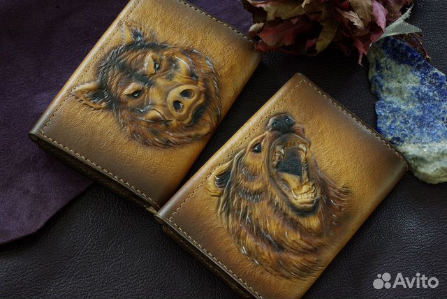 Обложка, портмоне для документов охотника