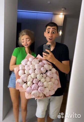 Пионы букет