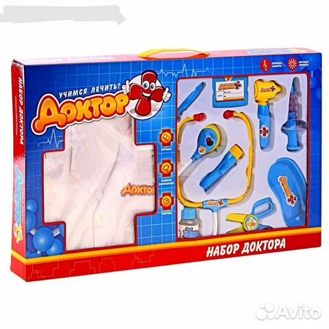 Набор доктора новый, световые и звуковые эффекты