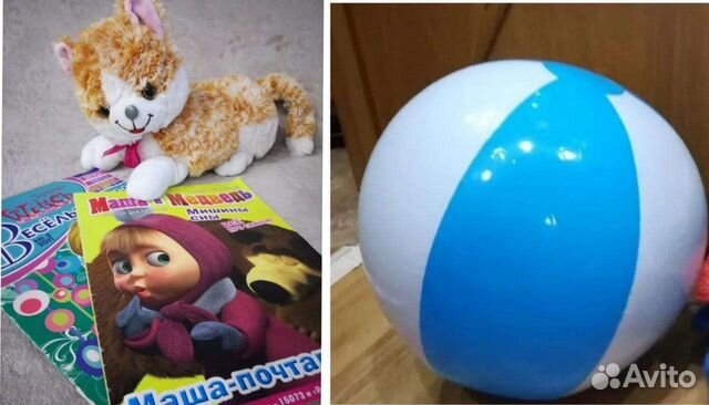 Игрушки+журналы для девочек