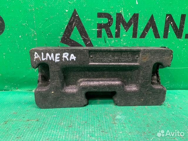 Абсорбер бампера передний Nissan Almera Classic в Москве, цена 1 100 ...