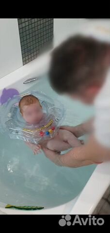 Круг для купания новорожденных baby Swimmer на лип