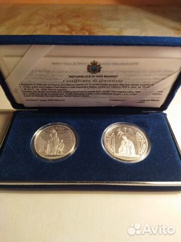 Набор монет Сан Марино(Серебро)