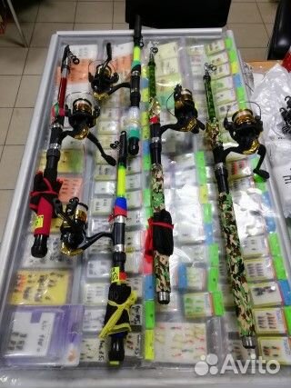 Спиннинг телескоп. оснащенный