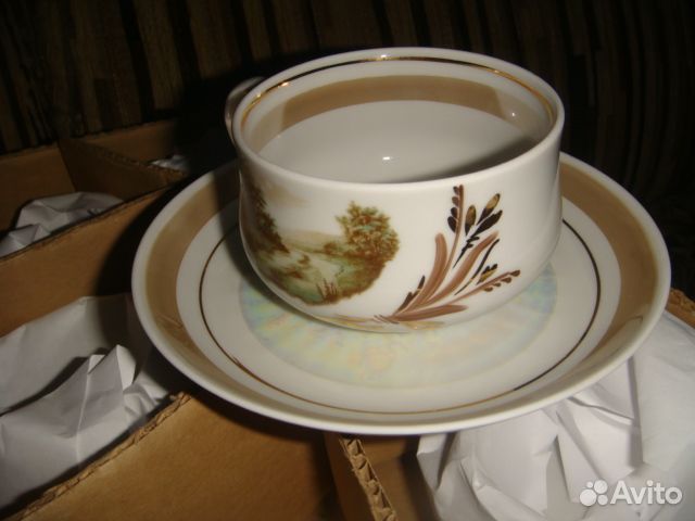 Чайный сервиз редкой формы дулево