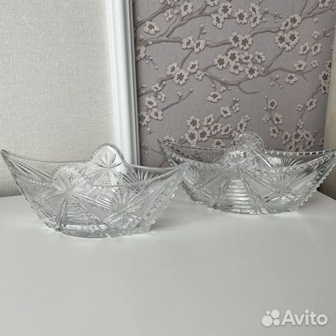 Салатницы хрустальные