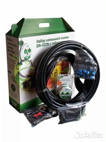 Капельный полив с таймером для теплицы из бочки