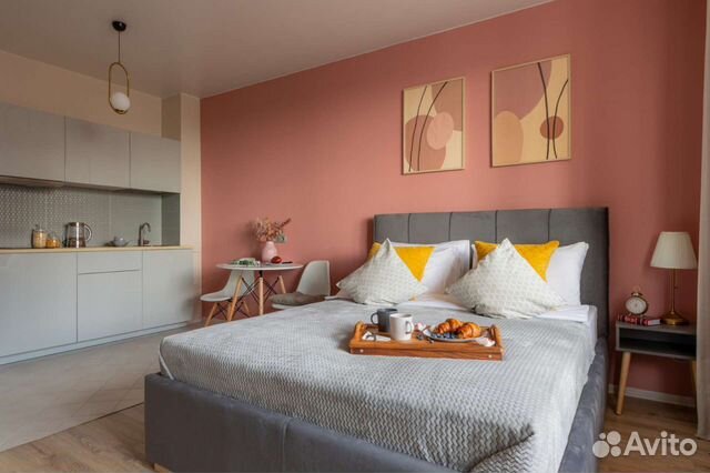 

Квартира-студия, 26 м², 2 кровати