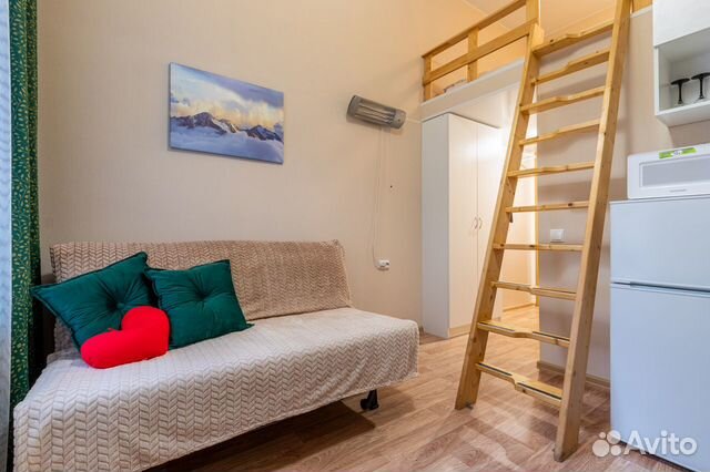 

Квартира-студия, 13 м², 2 кровати