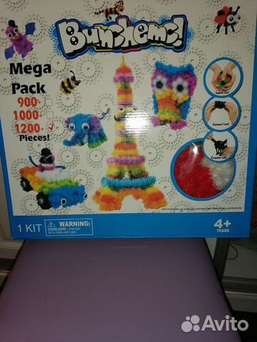 Конструктор липучка bunchems