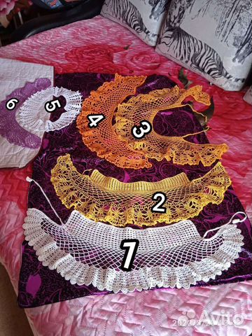 Женские вязанные воротнички