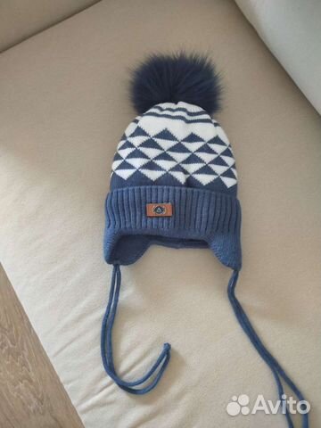 Шапка для мальчика 52 зима