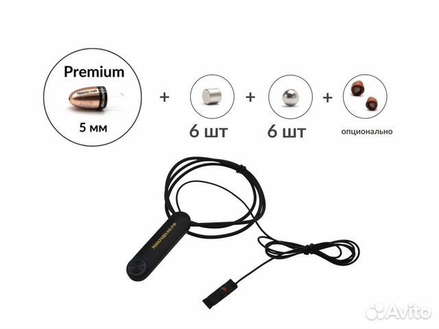 Микронаушник универсальный K6 Standard с пищалкой