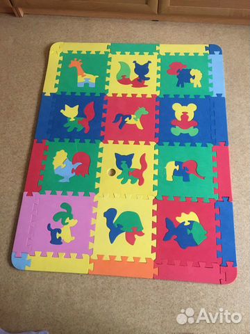 Развивающий коврик пазл