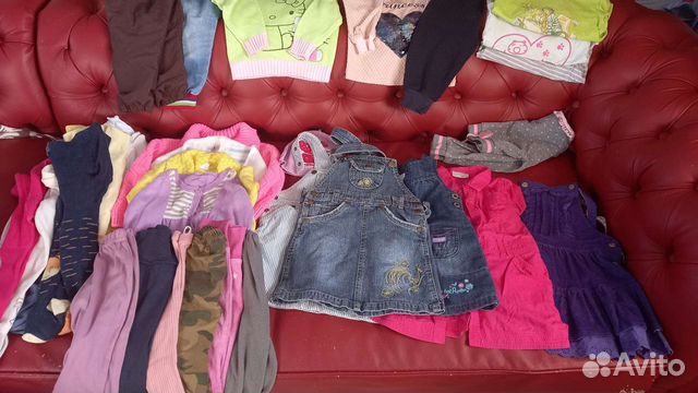 Пакет одежды на девочку 86 92