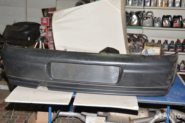 Бампер ваз 2110 задний усиленный (под окраску)