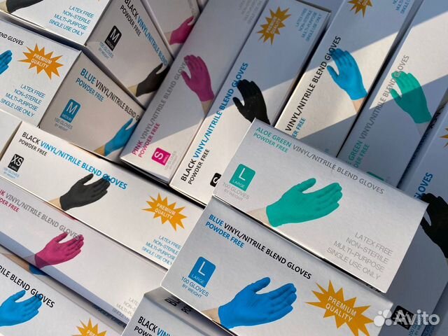 Перчатки нитриловые с бесплатной доставкой