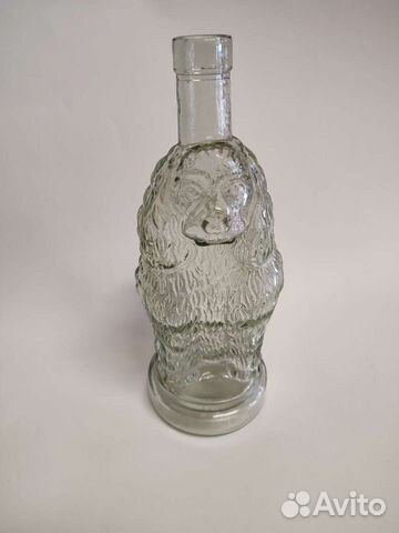 Бутылка Пудель стекло 19 век