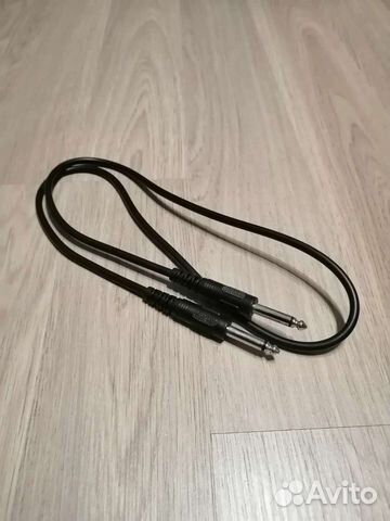 Кабель jack - jack 6,3mm