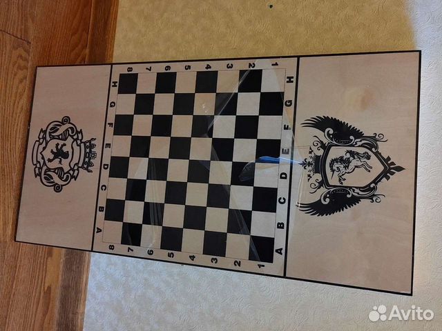 Игра 3 в 1 Рыцари большая шахматы, нарды, шашки